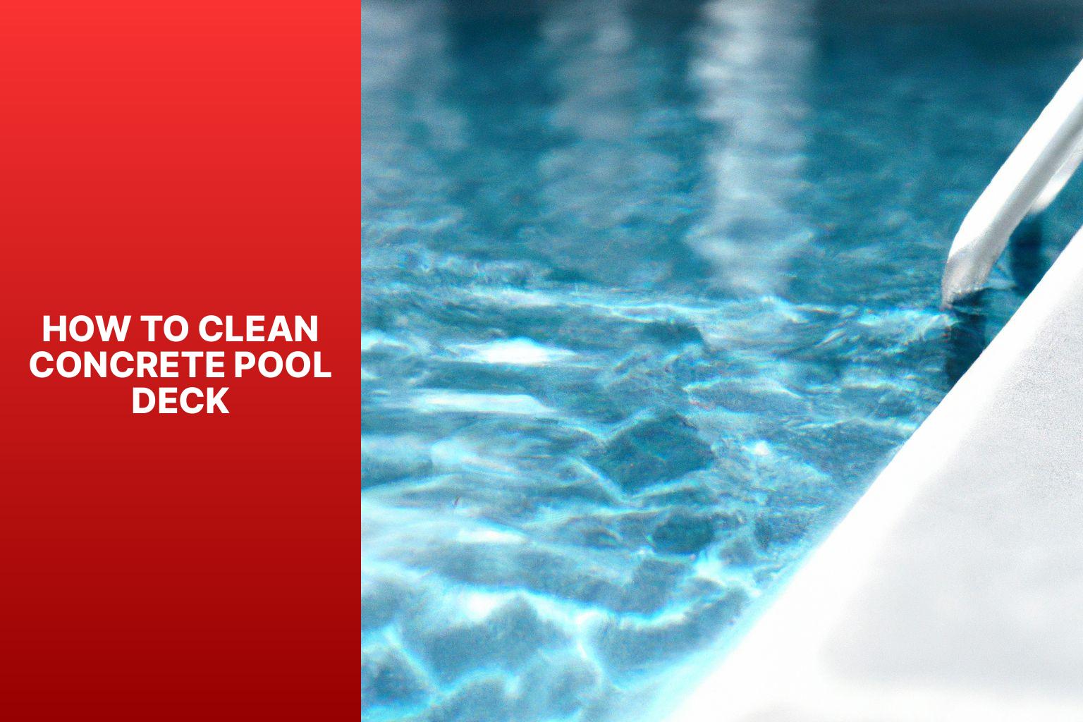 how to clean concrete pool deckhnn8 How to Clean Concrete Pool Deck?